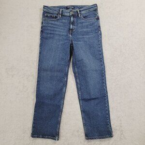 NWOT  Calvin Klein Womens Size 8 Straight Leg Blue Jeans Cotton/Spandex// 26CT